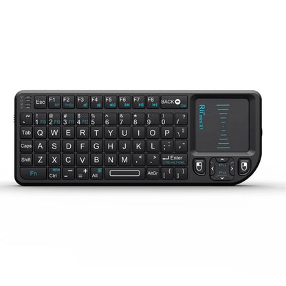 Rii X1 2.4GHz Black Mini Wireless Keyboard US/RU/ES/FR Air Mouse With Touchpad Remote Control For Android TV Box/PC/Laptop