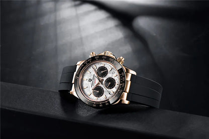 PAGANI DESIGN 2026 NEW 1664 Meteorite Dial Men's Watches Luxury Sapphire Quartz watch for men Sport Chronograph men Reloj Hombre