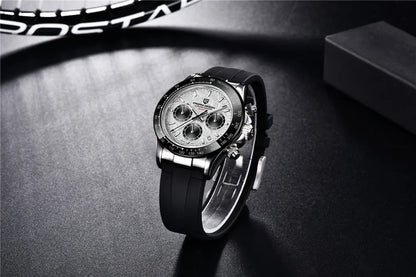 PAGANI DESIGN 2026 NEW 1664 Meteorite Dial Men's Watches Luxury Sapphire Quartz watch for men Sport Chronograph men Reloj Hombre