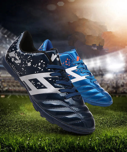 Chaussures de football athlétiques en cuir pour hommes, chaussures de football, entraînement de football, grande taille, haut, match sportif, nouveau