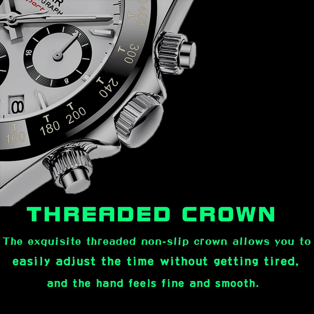 Relojes Hombre 2026 BENYAR New  Watches Men Luxury Brand Chronograph Male Sport Watches Waterproof Stainless Steel Quartz  Watch