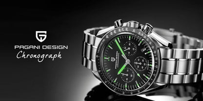 2026 New PAGANI DESIGN Mens Watches Panda Moon Watch Luxury Quartz Watch For Men Automatic Date Sport Chronograph Wristwatch Men