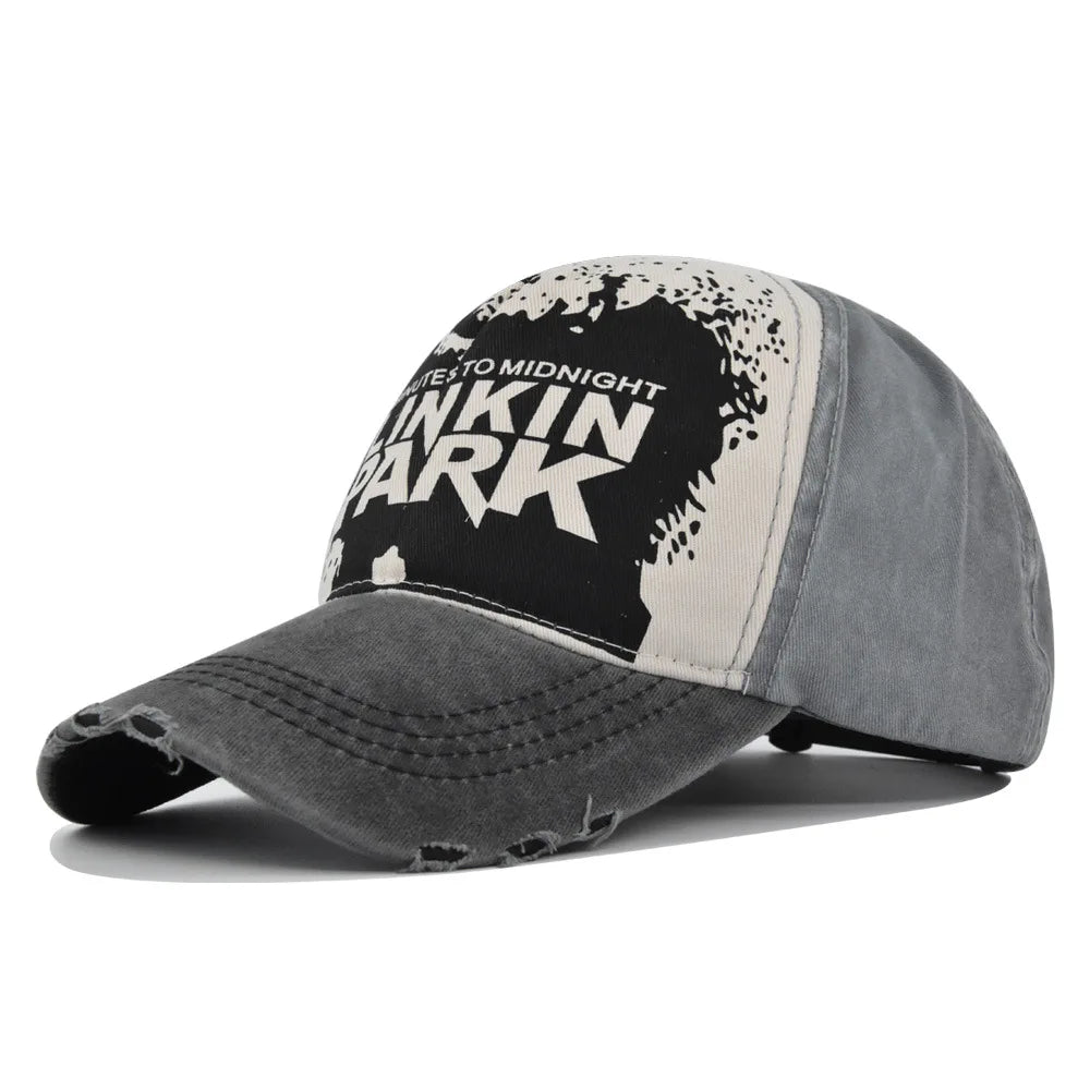 Wholesale Spring Summer Unisex Baseball Caps For Men Letter Cap Retro Casual wash Cotton Casquette Streetwear Snapback Hat Bone
