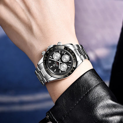Relojes Hombre 2026 BENYAR New  Watches Men Luxury Brand Chronograph Male Sport Watches Waterproof Stainless Steel Quartz  Watch