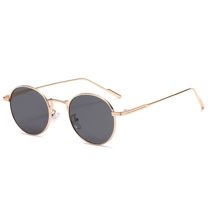Fashion Round Vintage Sunglasses Women Men Gradient Sun Glasses For Female Retro Alloy Eyeglasses Gafas De Sol Shades