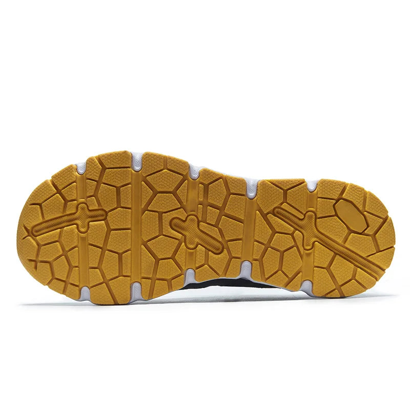 Zapatillas de malla transpirable para hombre, ligeras y cómodas, zapatillas deportivas de moda, con cordones, zapatos casuales, zapatos planos, zapatillas para hombre