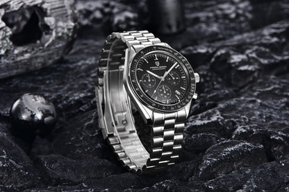 PAGANI DESIGN AK Project Mars Men's Watches Top Luxury Quartz Watch For Men AR Sapphire Speed Sport Chronograph Automatic Date