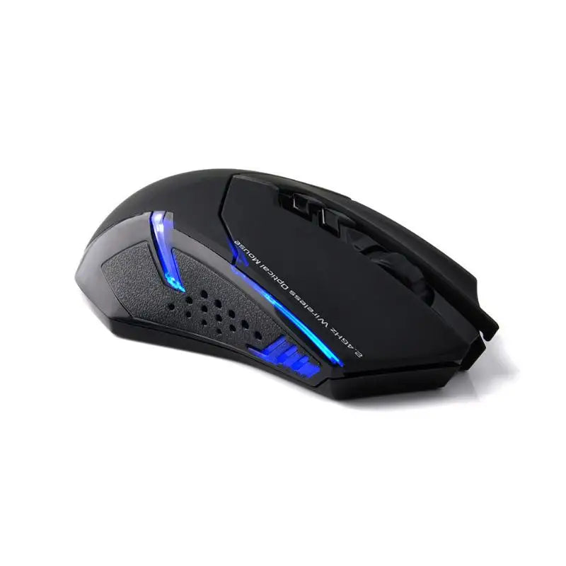 ET X-08 2000DPI reguliuojama 7 mygtukų 2.4G belaidė žaidimų pelė, profesionali belaidė žaidimų pelė žaidėjams, tyli LED pelė PC