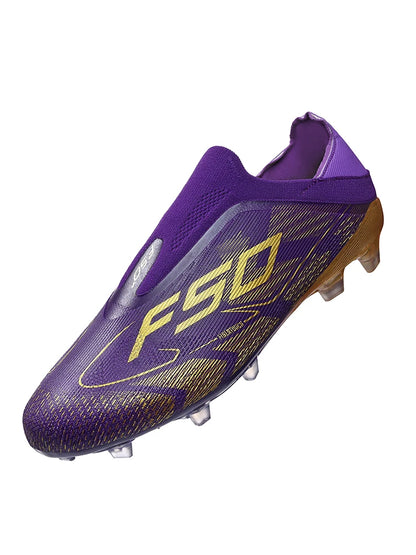 Nouvelles Chaussures de Football pour Hommes Antidérapantes, Crampons de Futsal Intérieur et de Football sur Gazon, Baskets Montantes de Haute Qualité, Meilleures Ventes pour l'Extérieur