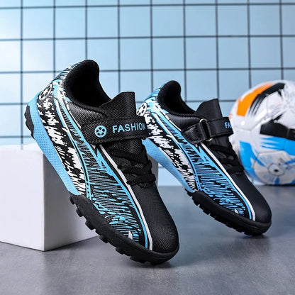 Chaussures de football pour hommes, légères, antidérapantes, crampons de football TF, chaussures de sport pour garçons, chaussures de terrain synthétique, chaussures de futsal pour l'extérieur, chaussures de sport.