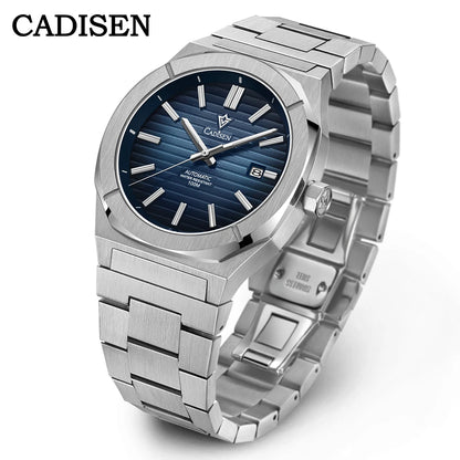 CADISEN Diver Watch Retro Luxury Sapphire MIYOTA 8215 German Designer Men Automatic Mechanical Watches 10Bar Waterproof Luminous
