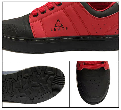 Zapatillas de ciclismo sin cierre para hombre y mujer, para actividades al aire libre, senderismo, ciclismo y entrenamiento deportivo; calzado de ciclismo con cordones, de malla transpirable y antideslizante