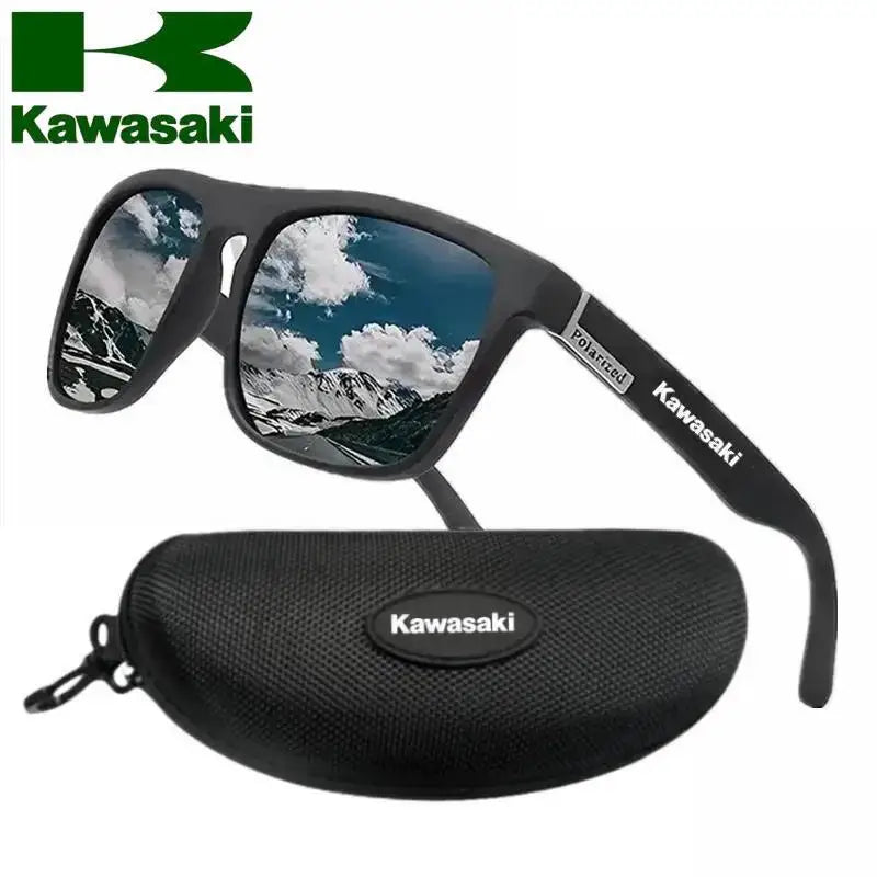 Kawasaki Polarized Sunglasses Men Women High-End Fashion Outdoor Fishing Retro Designer Sun Glasses UV400 Eyewear