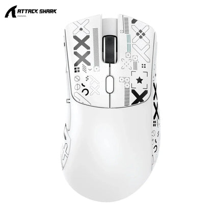 Attack Shark R1/X11 Tri-Mode Ασύρματο Gaming Ποντίκι 18K DPI PAW3311 Bluetooth/2.4GHz/Ενσύρματο Ελαφρύ Προγραμματιζόμενο για PC/Laptop