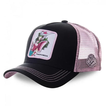 Saint Seiya Cotton Anime Cartoon Snapback Cotton Baseball Cap Men Women Hip Hop Dad Mesh Trucker Hat Dropshipping