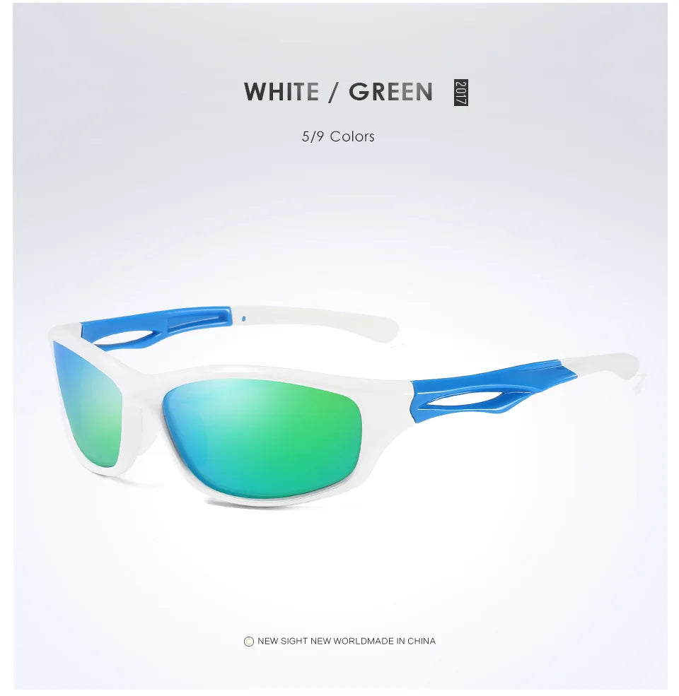 VCKA Polarized Myopia Sunglasses TR90 Men Women Classic Sport Driving Glasses Male Colorful Lenses Customized Prescription UV400