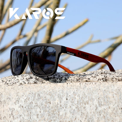 KAROS Polarized Sunglasses Unisex Car Driver Anti-Glare Goggles Outdoor for travel fishing beach UV400 eyeglasses