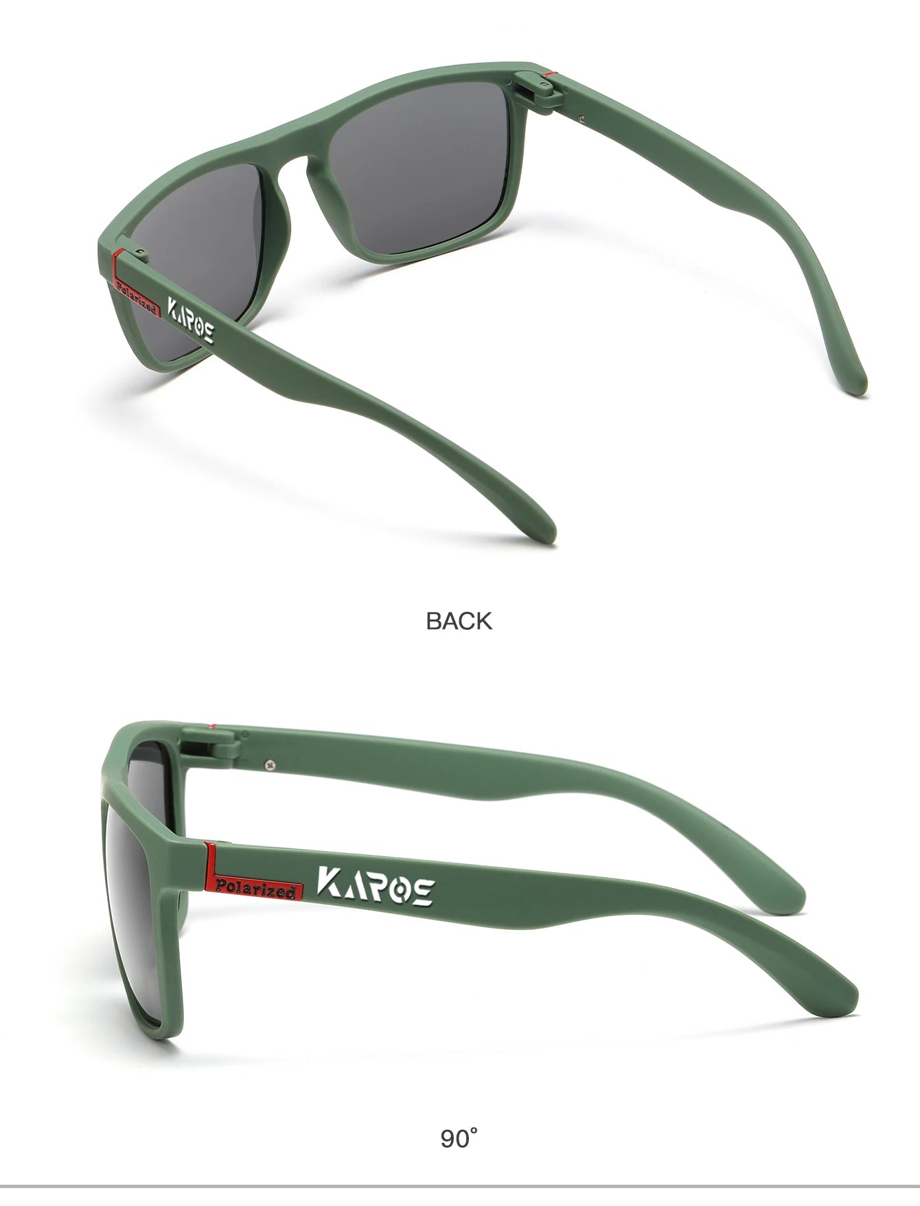 KAROS Polarized Sunglasses Unisex Car Driver Anti-Glare Goggles Outdoor for travel fishing beach UV400 eyeglasses