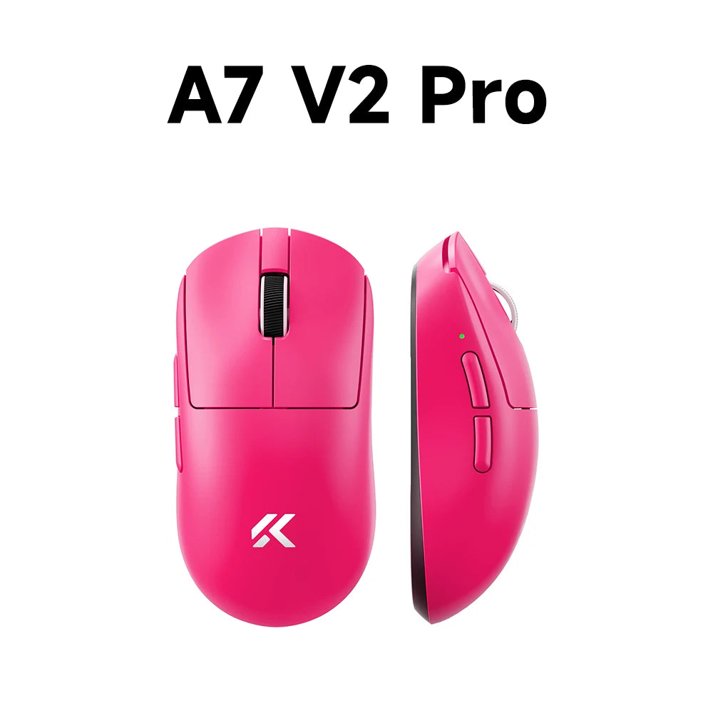 MCHOSE A7 V2 Ελαφρύ ασύρματο gaming ποντίκι με διπλό polling rate 8,000Hz, PAW3950 TI, για gaming, esports και γραφείο