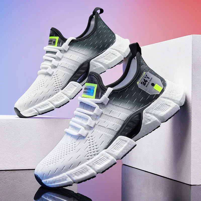 New Fashion Running Sport Shoes Men Sneakers Lightweight Breathable Mesh Comfortable Men's Casual Shoes Outdoor Jogging Zapatos