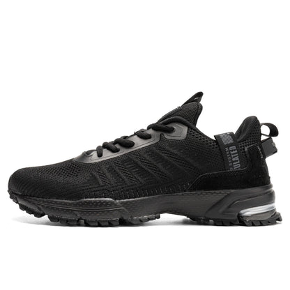 Baasploa professionele hardloopschoenen voor heren, lichtgewicht designer mesh sneakers voor heren, veterschoenen voor outdoor sport en tennis