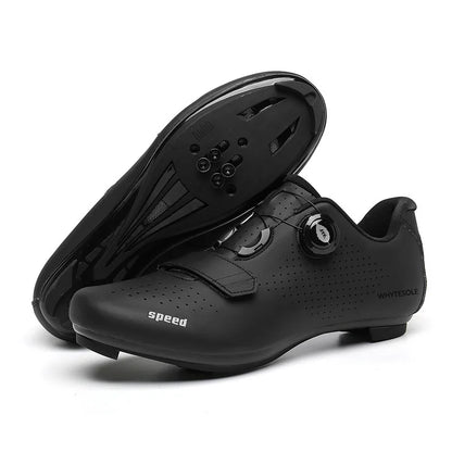 whytesole Men Cycling Sneaker Mtb Flat Shoes Cleat Self-Locking Mountain Bike Shoes Women Road Bicycle Cycling Shoe Dirt