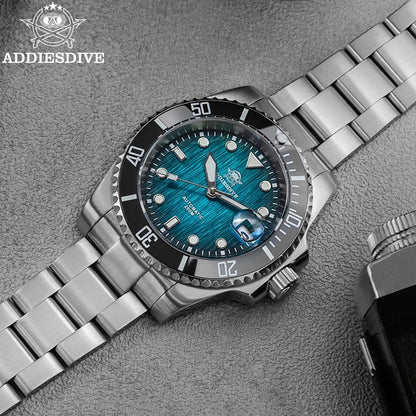 ADDIESDIVE Hot selling Men's Automatic Watch Sapphire Glass 200m Waterproof Watch BGW9 Night Light Classic Men's Watch AD2536