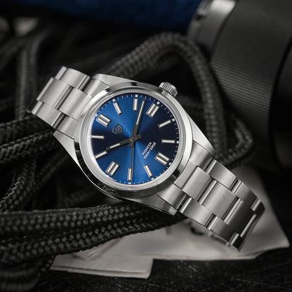 Watchdives WD1016 V3 Quartz Watch 37mm Stainless Steel Case Sapphire Vintage Watch  VH31 Sweep Movemet 100m Waterproof Men Watch