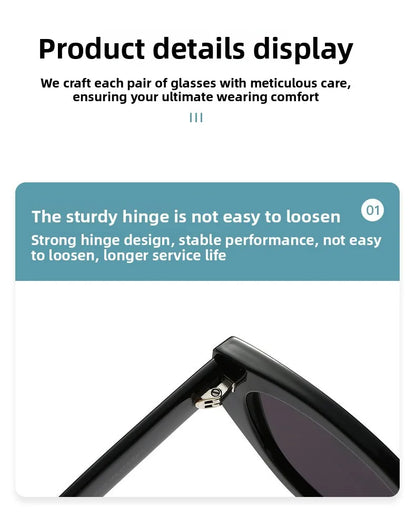 NOIRVUE New Cat-eye Butterfly Sunglasses Fashion High Quality Glasses for Women Men High-definition Nylon Lenses