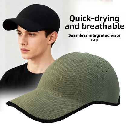 Kreativ present – sömlös basebollkeps, snabbtorkande, hopvikbar sportkeps, lätt visirkeps i polyester