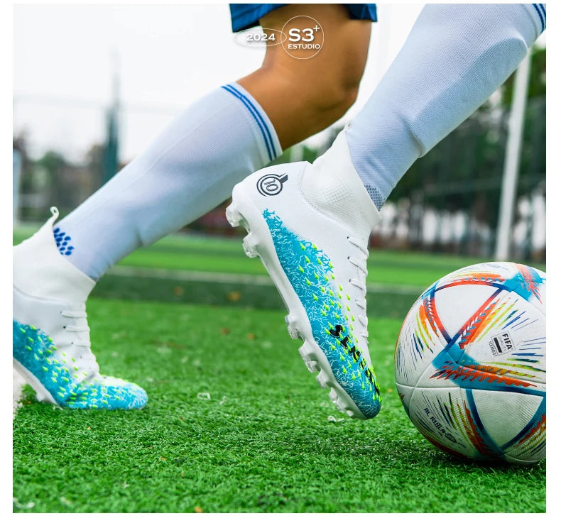 Professionelle fodboldsko til mænd, fodboldstøvler til klubbrug, originale indendørs fodboldsko, støvler til bane, græs og træning, TF/FG-sneakers