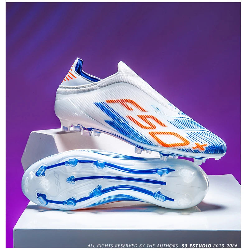 New Men’s Soccer Shoes Grass Football Boots Ultralight Sport Comfortable Indoor Cleats Non-Slip FG Turf Futsal Adult Non-Slip