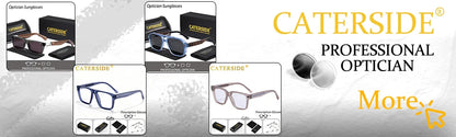 CATERSIDE Retro Small Circular Sunglasses Men Punk Propionic Luxury Brand Design Sun Glasses Women Business Party Eyewear UV400