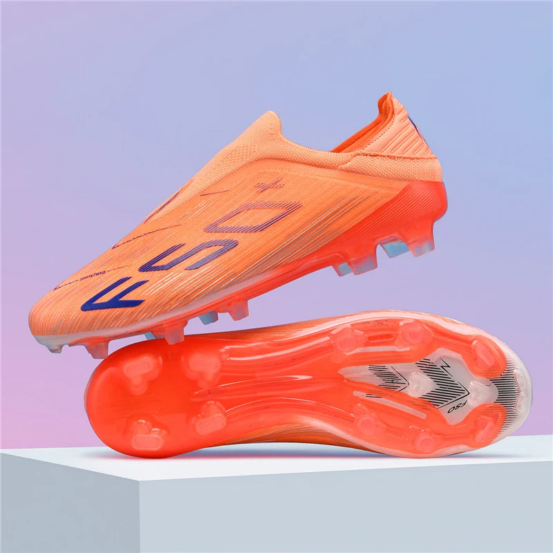New Men's Football Boots Turf Soccer Shoes Sport Ultralight Comfortable Cleats Futsal Non-Slip FG Grass Indoor Adult Non-Slip