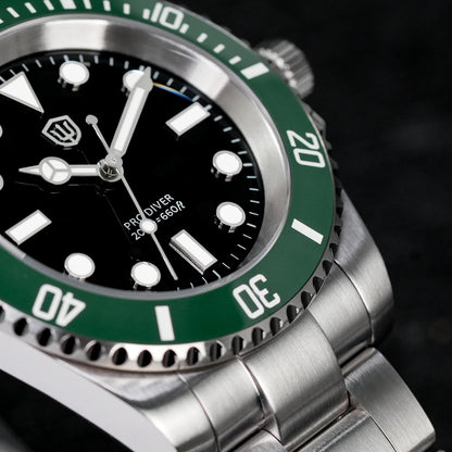 Watchdives WD1680Q V2 Men Watch VH31 Sweep Second Quartz Movement AR Sapphire Luminous BGW9 20Bar Waterproof Steel Wristwatches