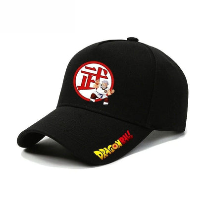 New Dragon Ball Master Roshi Son Goku Hat Creative High-Value Anime Cartoon Letter Print Unisex Casual Versatile Baseball Cap