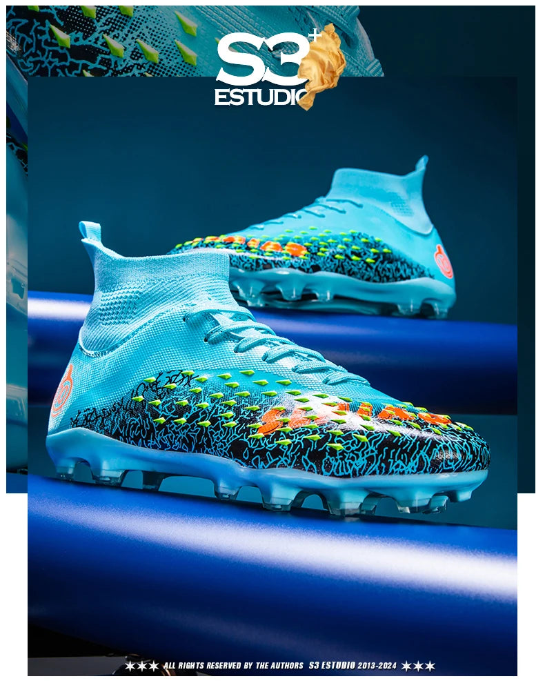 Professionelle fodboldsko til mænd, fodboldstøvler til klubbrug, originale indendørs fodboldsko, støvler til bane, græs og træning, TF/FG-sneakers