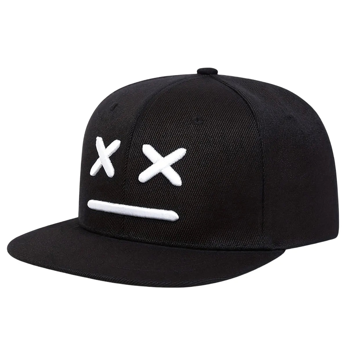 Unisex XX Smiling Face Embroidery Hip-hop Hats Spring Autumn Adjustable Casual Snapback Baseball Caps Sunscreen Hat Sports Cap