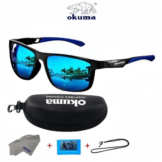 Okum fashion polarized glasses UV400, anti UV, anti glare, strong light, suitable for cycling, driving, fishing, etc
