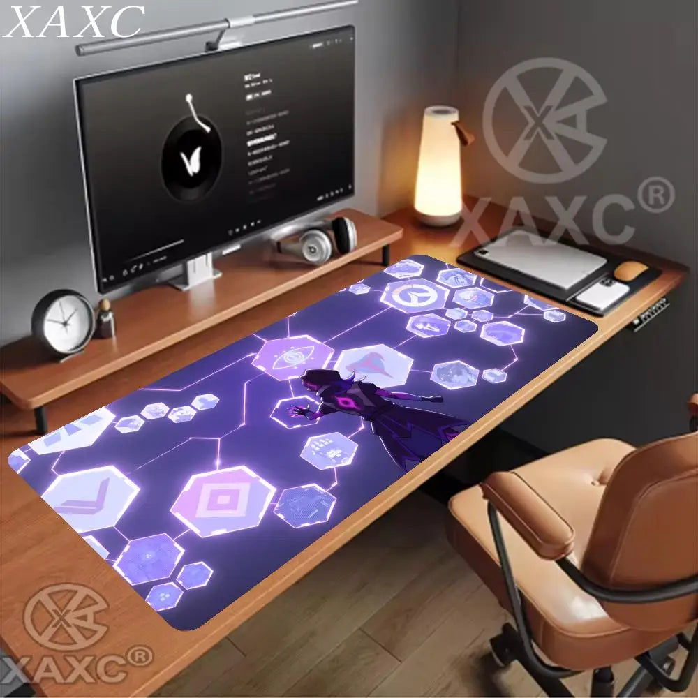 Μεγάλο mouse pad Overwatch Kawaii XXL για PC, επιφάνεια γραφείου υπολογιστή, gamer χαλάκι γραφείου, πληκτρολόγιο, τραπέζι, GamingAccessories MousepadXAXC