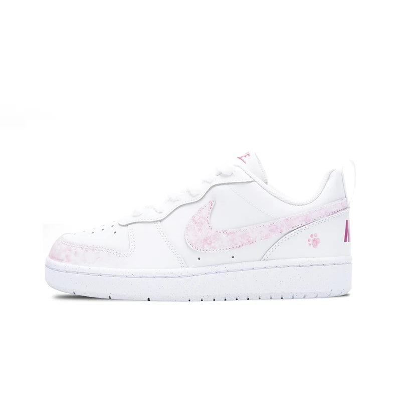 Nike Court Borough Low Vanilla Cream – superge po meri, simpatične, estetske, sladke, v dekliškem slogu, modne, vsestranske, nizke superge za ženske