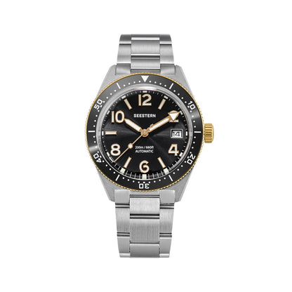 SEESTERN Diver Men's Watch Automatic Mechanical Wristwatches NH35 Movement Ceramic Bezel 20Bar Waterproof Sapphire Luminous S434-2