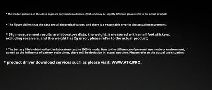 ATK Z1 Pro Max Ultra Wireless -pelihiiri, mukautetut tassut, PAW3950, Ultra Smart Speed Wireless, 8k Polling Rate, 0.39ms matala viive