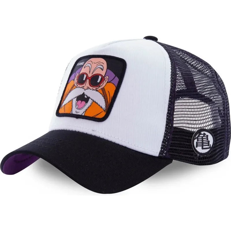 ALL Styles Dragon Ball Baseball Cap Snapback Peaked Cap Men's Embroidery Hip-Hop Cap Style Sun Visor Adjustable Trucker Mesh Cap