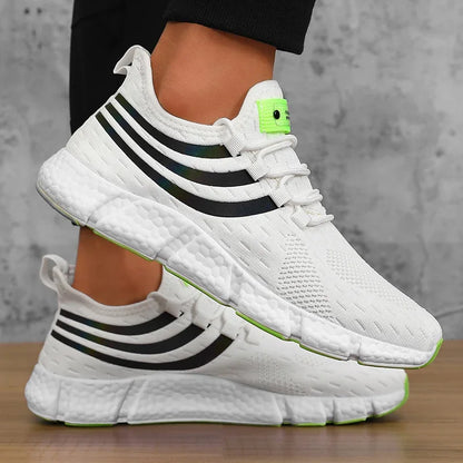 Pantofi sport casual pentru bărbați, adidași ușori și respirabili, antiderapanti, pentru alergare în aer liber, plimbare, tenis și jogging