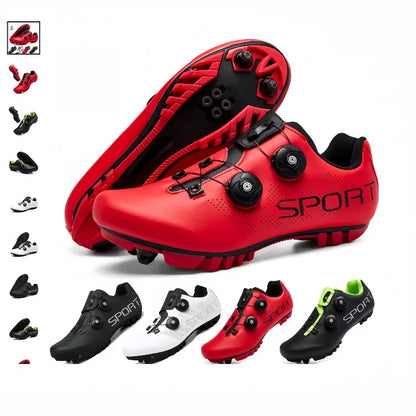 Ténis de ciclismo, sapatos de MTB respiráveis, sapatos de ciclismo de montanha para homem e mulher, sapatos para trilhos, sapatos desportivos para ciclismo de estrada, sapatos de ciclismo com pedais SPD