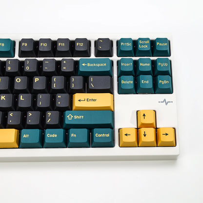 KBDiy GMK MarrsGreen Keycap Retro PBT ISO Double Shot Cherry Profile Keycaps For MX Switches Mechanical Gaming Keyboard Key Caps