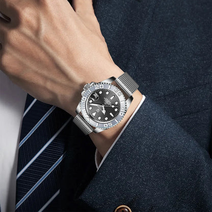 PAGANI DESIGN Sports Men Mechanical Wristwatch Sapphire Luxury Automatic Watch for Men Stainless Steel Waterproof Clock