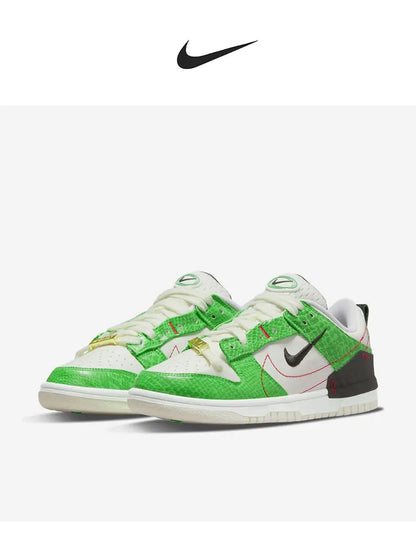 Nike äkta Dunk Disrupt2 Unisex Snake Print Low-Top Retro Sneakers DV1491-101