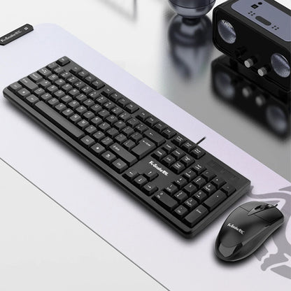 NEW USB Wireed Keyboard For PC Computer Notebook Computer Keyboard with Optical Wired Mouse for Windows Mac OS Desktop Laptop PC